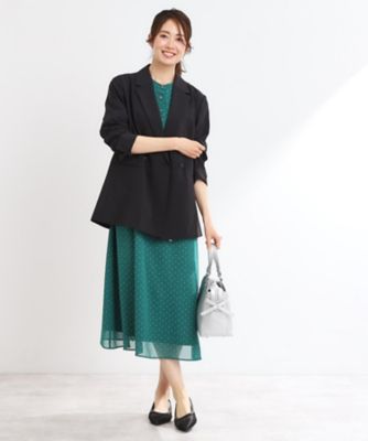 【ＵＶカット／接触冷感／マシンウォッシュ可／吸水速乾／セットアップ可／夏の通勤におすすめ】ドライタッチダブルジャケット（２００２４３１５３３