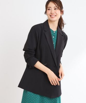 【ＵＶカット／接触冷感／マシンウォッシュ可／吸水速乾／セットアップ可／夏の通勤におすすめ】ドライタッチダブルジャケット（２００２４３１５３３