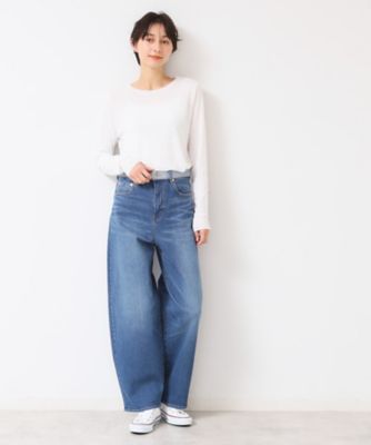 【洗える】チュール重ねロングスリーブＴシャツ（２００２４３１９４０）