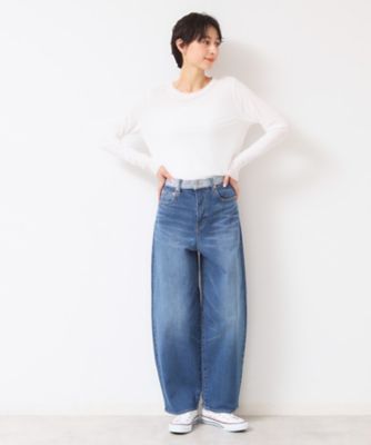 【洗える】チュール重ねロングスリーブＴシャツ（２００２４３１９４０）