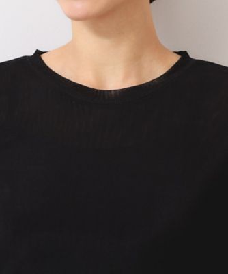 【洗える】チュール重ねロングスリーブＴシャツ（２００２４３１９４０）