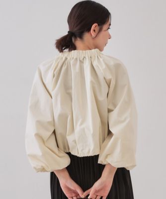 バルーンスリーブZIPブルゾン【洗濯洗い可】（2002432078