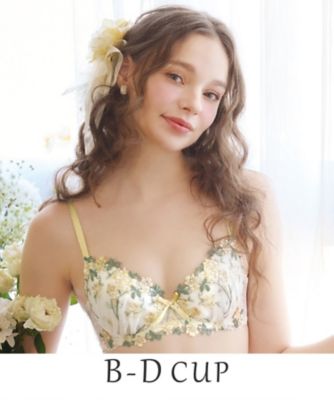 ナヨン　ブラジャー（Ｂ－Ｄ）＜サイドシェイプ＞（２００２４３２１４１）