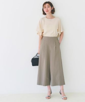 susuri ヴィンキープルオーバー quaranciel:〈手洗い可能〉ギャザー スキッパー バンドカラー