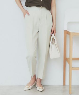 ベージュ系 11号（L） レディースのクロップトパンツ | 三越