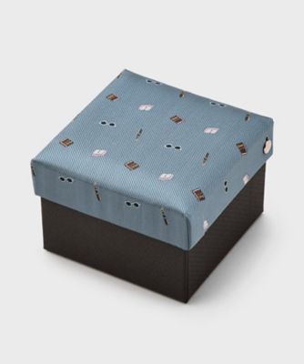 【ＢＯＸセット】ベーシックネクタイ＆メガネ型タイバー　セット（２００２４３２６１８）