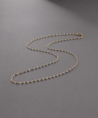 ＜COCOHNIK ONKITSCH (Women)＞◆Ｋ１０スキニーネックレス　モーグルチェーン（２００２４３２７５４）