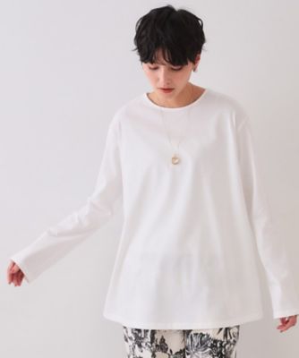 《ツインセット》シャーリングビスチェ×ロングＴシャツ【洗濯機洗い可】（２００２４３２８１０）