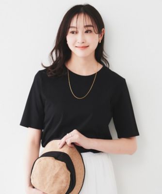 【コットン１００／丸首／シンプル】アイスクリアコットン　Ｔシャツ（２００２４３３０５３）