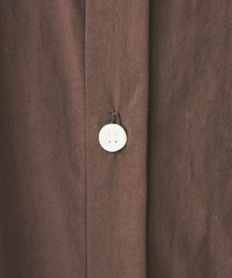 【コットン１００／前開き／夏ワンピ】ロングシャツワンピース（２００２４３３１７３）