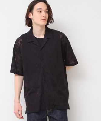【洗える・インド刺繍】インドレースシャツ（２００２４３３２１７）
