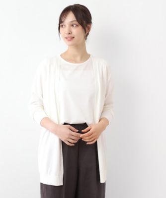 ＜LAURA ASHLEY＞【アイレット入り／ミドル丈】トッパーカーディガン（２００２４３３２３７）