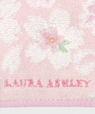 桜＆リボン タオルハンカチ（2002433259） | LAURA ASHLEY