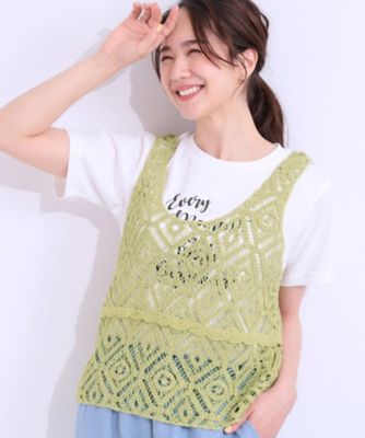 【２点セット】レースビスチェプリントＴシャツ（２００２４３３４２８）
