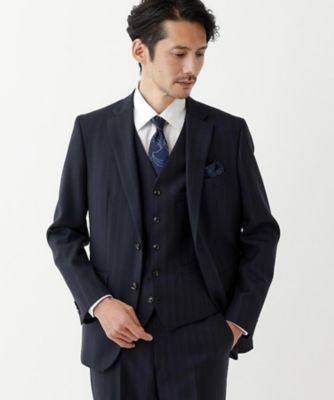 THE FLAGSHIP】矢絣 ストライプ べスト