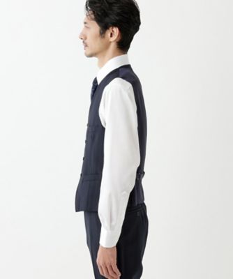 THE FLAGSHIP】矢絣 ストライプ べスト