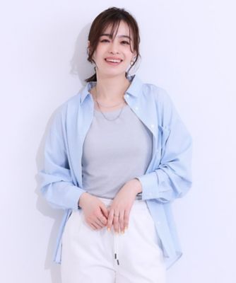 【Ｓ－ＬＬ／ひんやり／ＵＶ／吸水速乾／洗濯後しわになりにくい】ラッシュガードにもなる　ストライプ前開きシャツ（２００２４３３４６７）