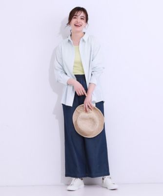 【Ｓ－ＬＬ／ひんやり／ＵＶ／吸水速乾／洗濯後しわになりにくい】ラッシュガードにもなる　ストライプ前開きシャツ（２００２４３３４６７）