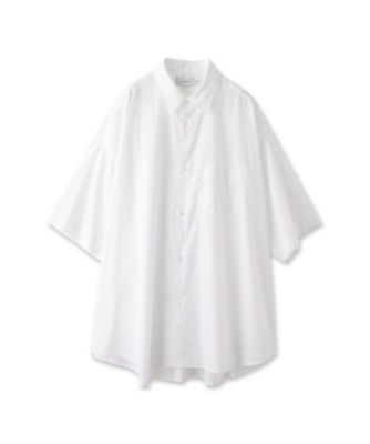 ＜DRESSTERIOR (Men) ＞ＧＲＡＰＨＰＡＰＥＲ（グラフペーパー）ＢＲＯＡＤ　ＳＳ　ＯＶＥＲＳＩＺＥＤ｜シャツ（２００２４３３５０５）