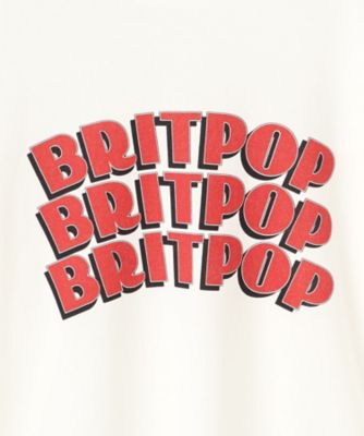 ｂｌｕｒｈｍｓ（ブラームス）ＢＲＩＴＰＯＰ　Ｐｒｉｎｔ　Ｔｅｅ　ＷＩＤＥ｜Ｔシャツ（２００２４３３５１７）