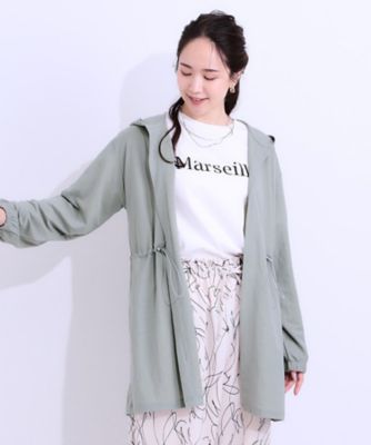S－LL／ひんやり／UV】さっと羽織れる お尻が隠れるフード