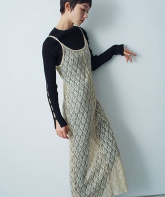 ｓｔｒｅｔｃｈ　ｌａｃｅ　ｃａｍｉ　ｄｒｅｓｓ（２００２４３３６１８）