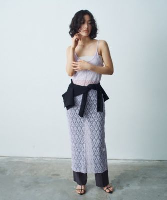 ｓｔｒｅｔｃｈ　ｌａｃｅ　ｃａｍｉ　ｄｒｅｓｓ（２００２４３３６１８）