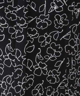 フラワープリントワンピース【洗濯機洗い可】（2002433633