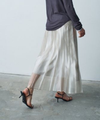ｓｈｉｎｙ　ｓｈｅｅｒ　ｐｌｅａｔｅｄ　ｓｋｉｒｔ（２００２４３３６３７）