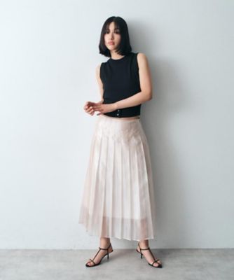 ｓｈｉｎｙ　ｓｈｅｅｒ　ｐｌｅａｔｅｄ　ｓｋｉｒｔ（２００２４３３６３７）