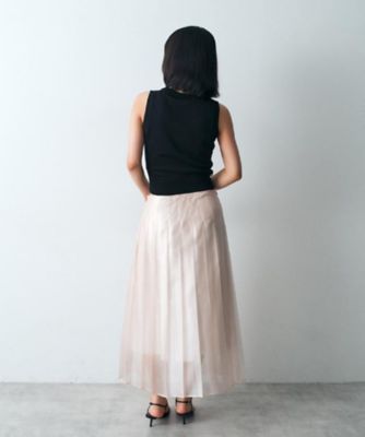 ｓｈｉｎｙ　ｓｈｅｅｒ　ｐｌｅａｔｅｄ　ｓｋｉｒｔ（２００２４３３６３７）