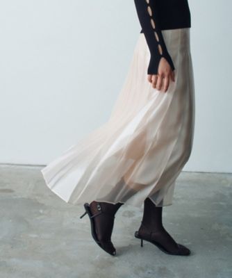 ｓｈｉｎｙ　ｓｈｅｅｒ　ｐｌｅａｔｅｄ　ｓｋｉｒｔ（２００２４３３６３７）