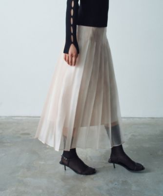 ｓｈｉｎｙ　ｓｈｅｅｒ　ｐｌｅａｔｅｄ　ｓｋｉｒｔ（２００２４３３６３７）