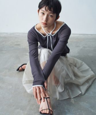 ｓｈｉｎｙ　ｓｈｅｅｒ　ｐｌｅａｔｅｄ　ｓｋｉｒｔ（２００２４３３６３７）