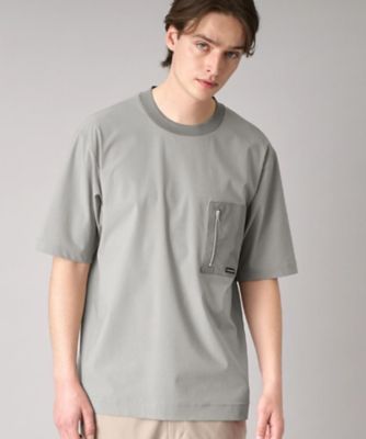 【接触冷感】ハイストレッチ　トリコットポケットＴシャツ（２００２４３３７０８）
