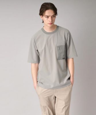 【接触冷感】ハイストレッチ　トリコットポケットＴシャツ（２００２４３３７０８）
