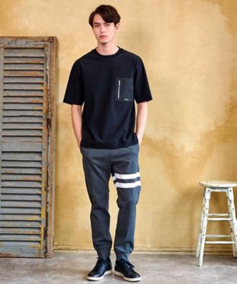 【接触冷感】ハイストレッチ　トリコットポケットＴシャツ（２００２４３３７０８）