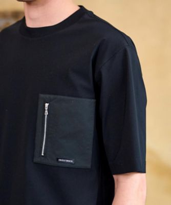 【接触冷感】ハイストレッチ　トリコットポケットＴシャツ（２００２４３３７０８）
