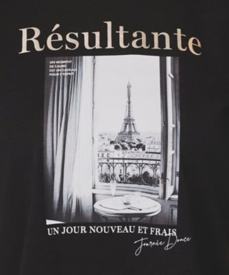 箔プリントショート丈Ｔシャツ【ＵＶ／接触冷感／洗濯機洗い可】（２００２４３３８０７）
