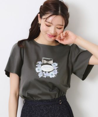 【接触冷感・ＵＶカット】パフュームプリントＴシャツ（２００２４３４０８４）