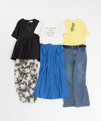 caban シルクボタニカルパンツ　白　 XS シルクツイル HARVEST セミワイドパンツ｜トゥモローランド 公式通販