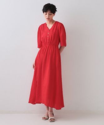 【Lauren Ralph Lauren】Vネック フィット＆フレア ワンピース Lauren Ralph Lauren Womens Ponte Fit-and-Flare Dress