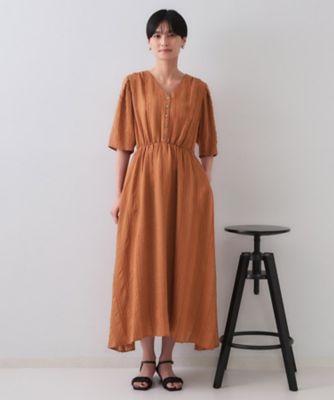【Lauren Ralph Lauren】Vネック フィット＆フレア ワンピース Vネックフィット＆フレアワンピース（2002434179
