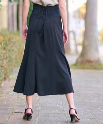大人百花冬号掲載 モデル美香さん着用】タックボリューム