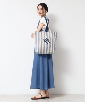 ストライプロゴ刺繍トート（2002434210） | Dessin