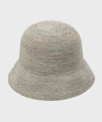 ＜LAURA ASHLEY＞【日差し対策におすすめ！クラウンやや深め】細編みラフィア　バケットハット（２００２４３４２３４）