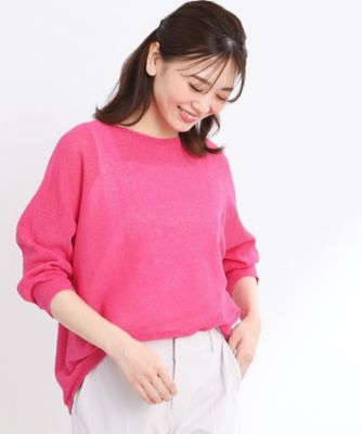 【夏ＳＡＬＥ／手洗い可／夏まで着られる】ドライタッチホールガーメント（Ｒ）ニット（２００２４３４６５８）