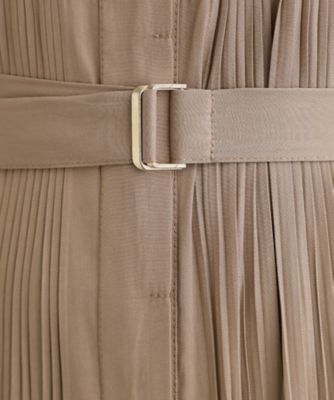 贅沢プリーツが華やかなシャンブレープリーツワンピース（２００２４３４６６５）