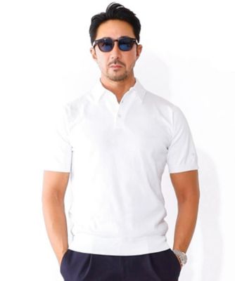 [Yoshimasa Hoshiba x DRESSTERIOR] Knitted polo shirt (2002435077)