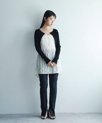 ｆｒｉｌ　ｌａｃｅ　ａｐｒｏｎ　ｂｌｏｕｓｅ（２００２４３５２１７）
